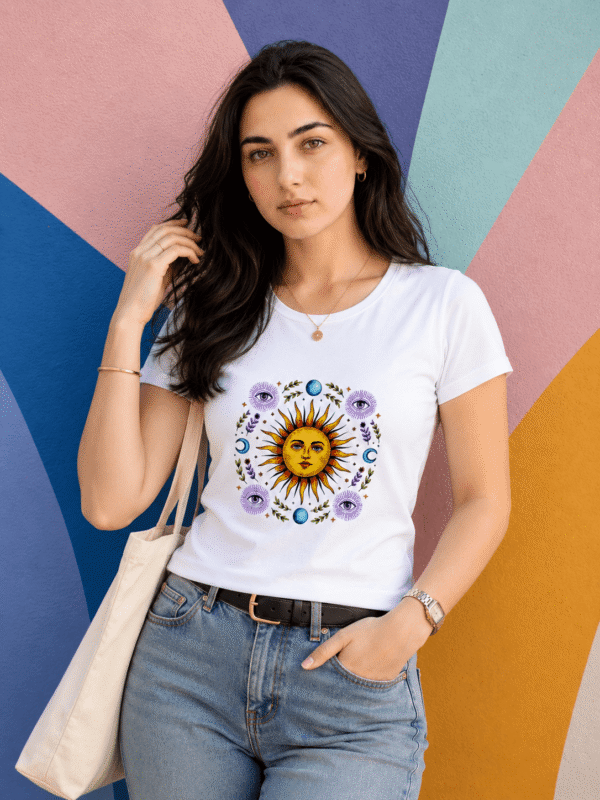 Celestial Sun Graphic Women's Classic T-Shirt