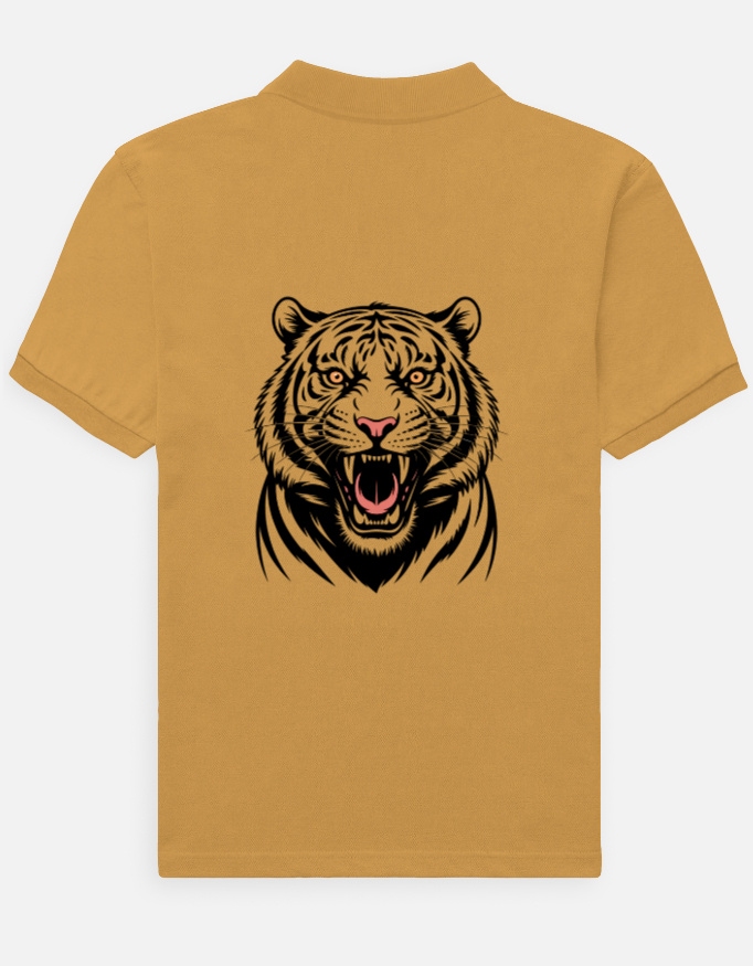 Roaring Tiger Polo T-Shirt – Premium Men's Graphic Polo Tee