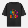 img_6d6c3e395a2798.jpg Wild Bloom Women's Oversized T-Shirt – Relaxed Fit Floral Graphic Tee