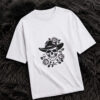 white Skull Cowboy Oversized T-Shirt – Streetwear Unisex Tee