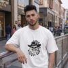 white1 Skull Cowboy Oversized T-Shirt – Streetwear Unisex Tee
