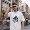 white2 Skull Cowboy Oversized T-Shirt – Streetwear Unisex Tee
