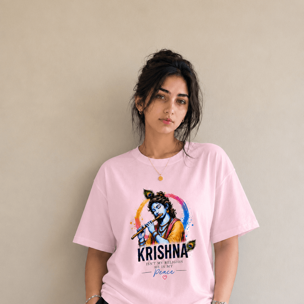 Krishna Is My Peace Women's Oversized T-Shirt