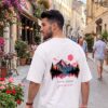 Find Your Peace Men's Oversized T-Shirt – Premium Back Print Tee