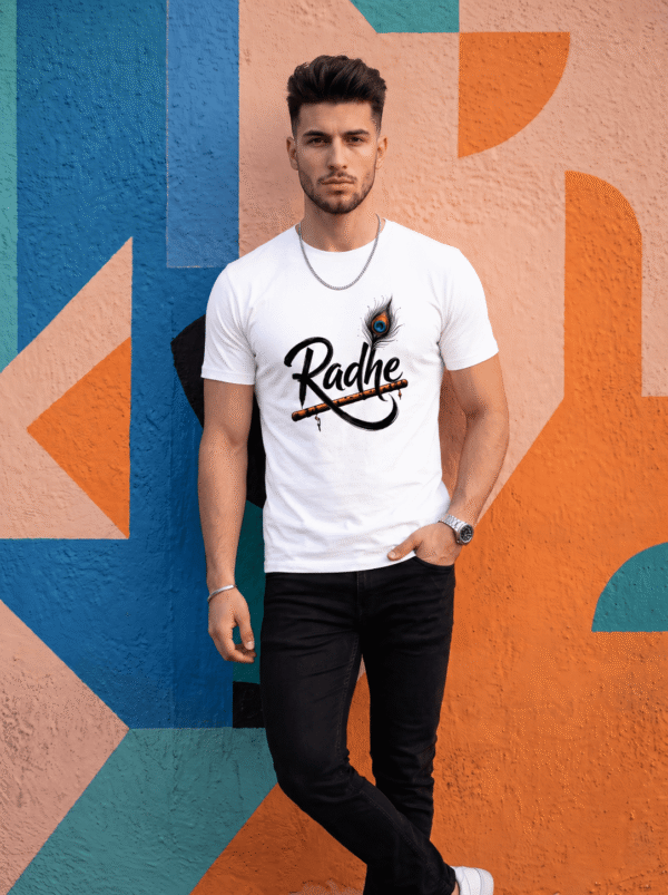 Radhe Graphic T-Shirt – Men's Spiritual Classic Tee