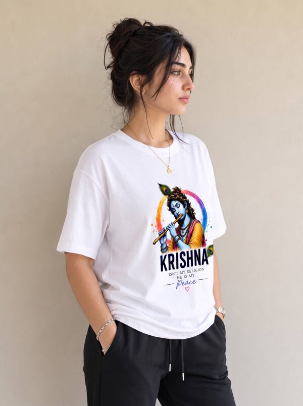 Krishna Is My Peace Women's Oversized T-Shirt
