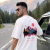 Find Your Peace Men's Oversized T-Shirt – Premium Back Print Tee